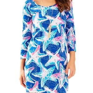 Lilly Pulitzer Beacon‎ T-Shirt Dress in Star Struck Small S